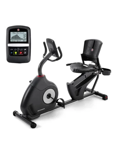 Vélo d'appartement semi-allongé 510R haut de gamme connecté Schwinn 