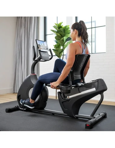 Vélo d'appartement semi-allongé 510R haut de gamme connecté Schwinn 