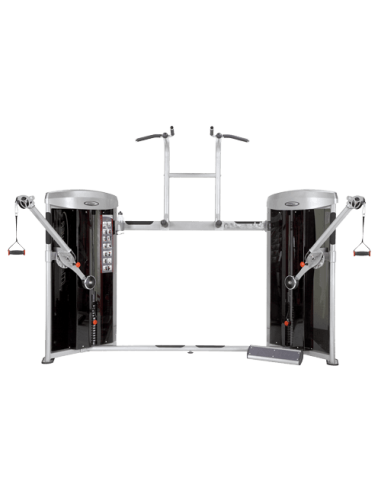 Dual Cable Column & Chin-Up/Dip Machine Steelflex Mega Power MDC2000 - inSPORTlin