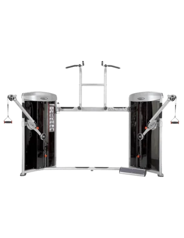 Dual Cable Column & Chin-Up/Dip Machine Steelflex Mega Power MDC2000 - inSPORTlin