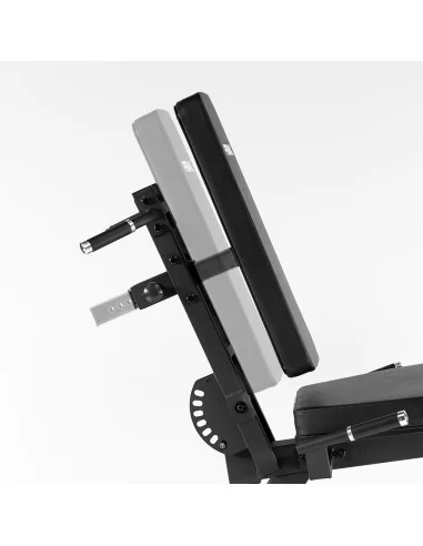 Extension des jambes et curl des jambes en position couchée de la série Primal Pro avec plaques de charge. 