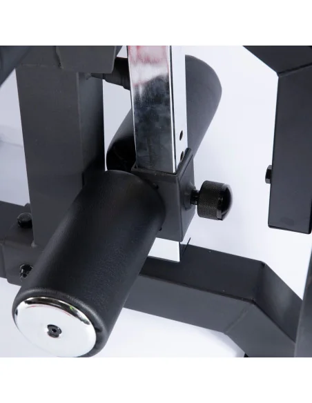 Extension des jambes et curl des jambes en position couchée de la série Primal Pro avec plaques de charge. 