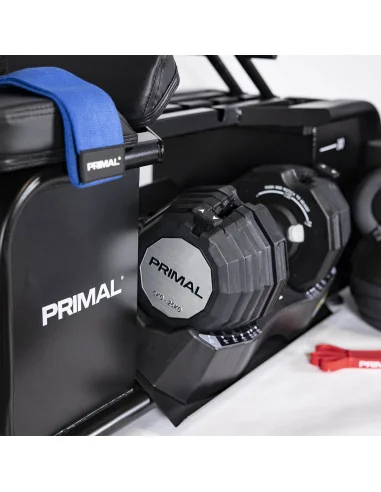Banc HIIT Primal Personal Series avec accessoires et haltères