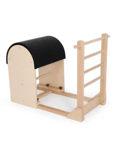Baril d'échelle de Pilates avec base en bois  2