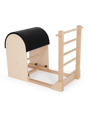 Baril d&#039;échelle de Pilates avec base en bois 