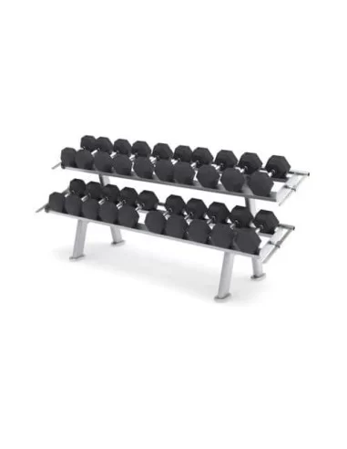 Rack à haltères 2 niveaux LAROQ-Home-musculation-Pas cher
