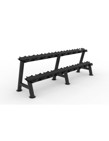 Série Primal Performance : Rack pour 10 paires d'haltères (avec supports) 