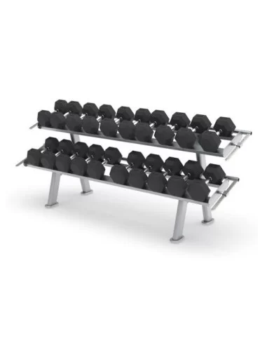 Ratelier pour haltères 2,40 m - Laroq - Tannac-Home-musculation-Pas cher