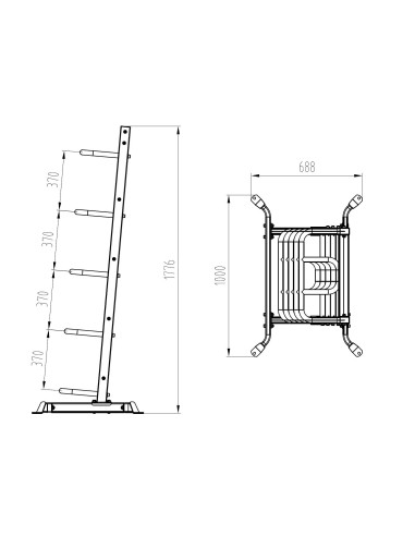 Support de sac de sable Primal Pro Series 