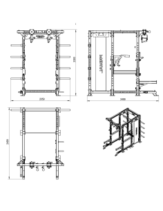 Série Performance Primal V2 Rack de Puissance Modulaire - Rack de Puissance (sans Poids)  2