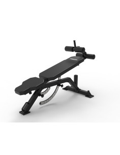 Banc de musculation Primal Pro Series sans écart avec support pour les jambes 