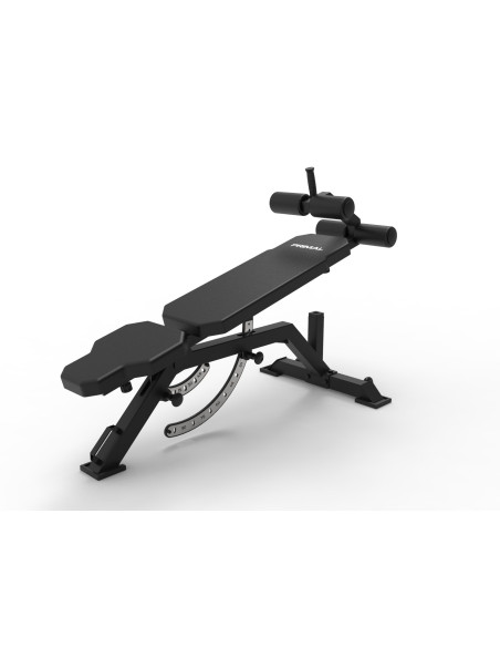 Banc de musculation Primal Pro Series sans écart avec support pour les jambes 
