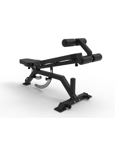 Banc de musculation Primal Pro Series sans écart avec support pour les jambes 