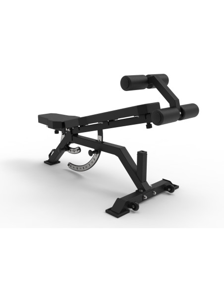 Banc de musculation Primal Pro Series sans écart avec support pour les jambes 