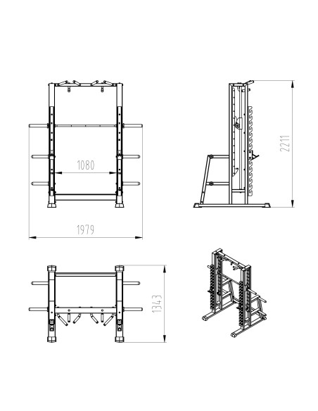 Série Primal Performance Machine Smith 