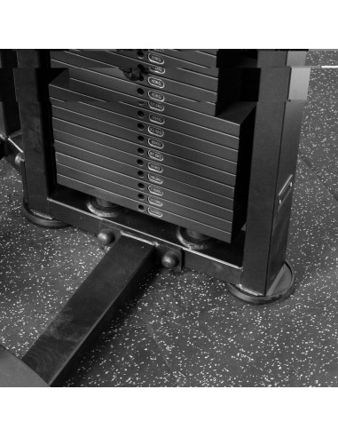 Série Primal Performance 125 kg à sélection par broche - Extension de jambes/Leg Curl assis 