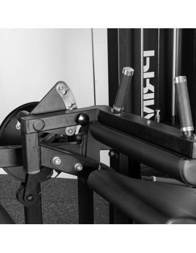 Série Primal Performance 125 kg à sélection par broche - Extension de jambes/Leg Curl assis 