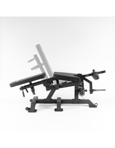 Série Pro Primal Extension des Jambes avec Charge par Plaques & Curl des Jambes en Position Couchée 