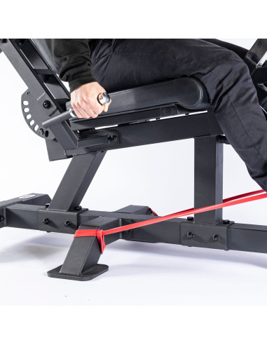 Série Pro Primal Extension des Jambes avec Charge par Plaques & Curl des Jambes en Position Couchée 