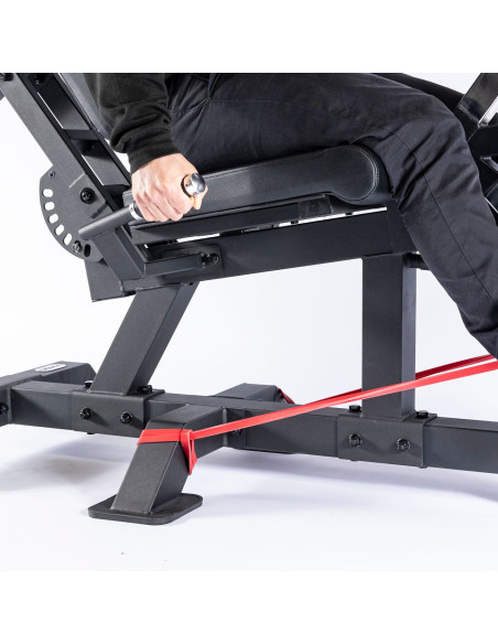 Série Pro Primal Extension des Jambes avec Charge par Plaques & Curl des Jambes en Position Couchée 