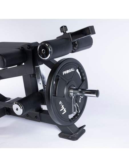 Série Pro Primal Extension des Jambes avec Charge par Plaques & Curl des Jambes en Position Couchée 