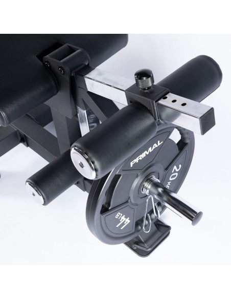 Série Pro Primal Extension des Jambes avec Charge par Plaques & Curl des Jambes en Position Couchée 