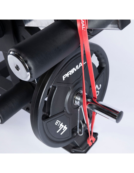 Série Pro Primal Extension des Jambes avec Charge par Plaques & Curl des Jambes en Position Couchée 