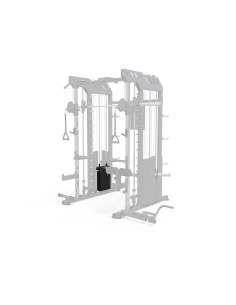 Séries Personnelles Primal avec deux piles de poids de 90 kg pour système de rack multiple. 