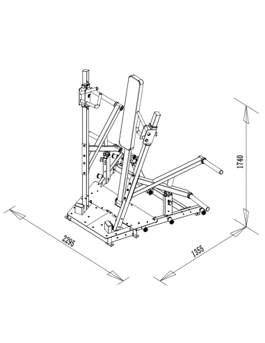 Série de Performance Primal Presse à Poitrine Debout 