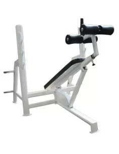 Développés déclinés olympique avec cale pied LAROQ Tannac-Home-musculation-Pas cher