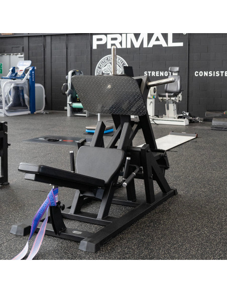 Série Primal Performance Presse à jambes inclinée ISO à chargement de plaques. 