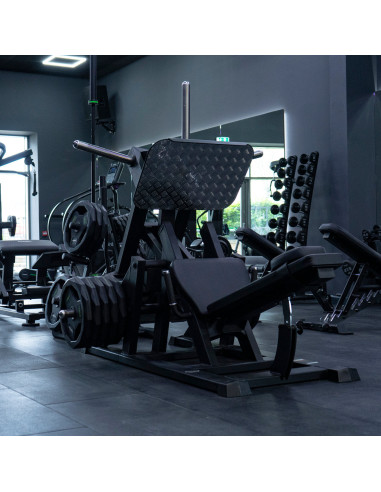 Série Primal Performance Presse à jambes inclinée ISO à chargement de plaques. 