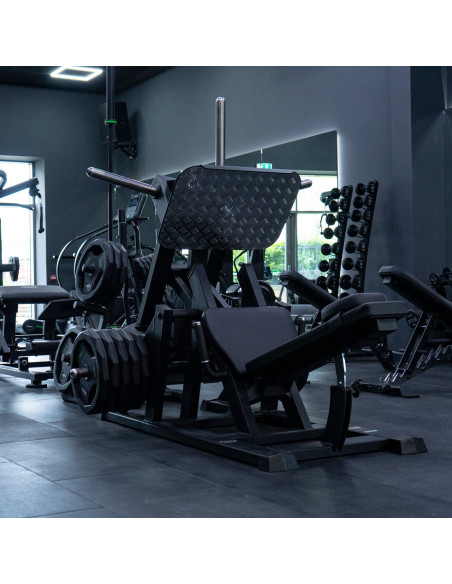 Série Primal Performance Presse à jambes inclinée ISO à chargement de plaques. 