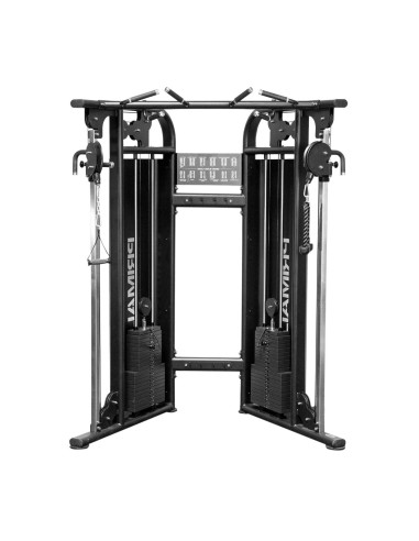 Série Primal Performance 125kg à sélection par broche - Poulie double réglable (2 piles de 125kg) 