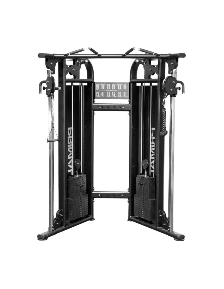 Série Primal Performance 125kg à sélection par broche - Poulie double réglable (2 piles de 125kg) 