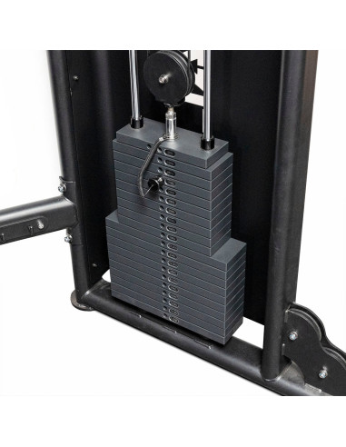 Série Primal Performance 125kg à sélection par broche - Poulie double réglable (2 piles de 125kg) 