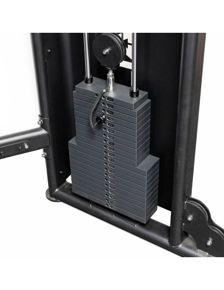 Série Primal Performance 125kg à sélection par broche - Poulie double réglable (2 piles de 125kg) 