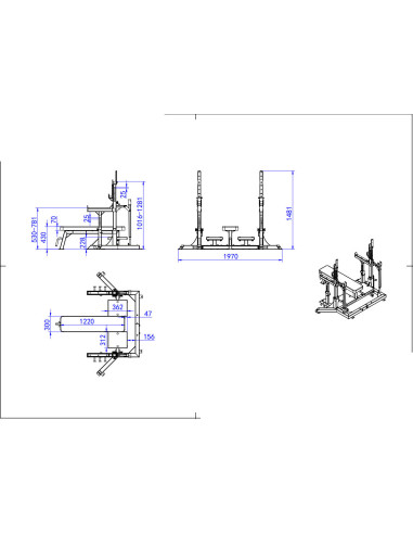 Série de performance Primal banc combiné IPF 