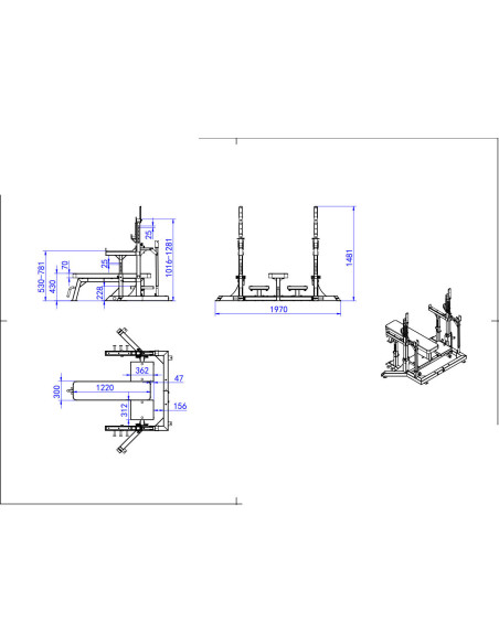 Série de performance Primal banc combiné IPF 