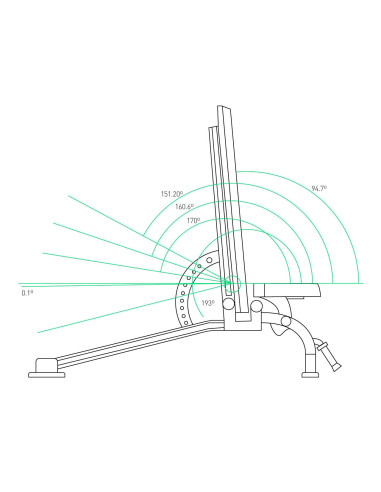 Banc réglable de la série Primal Performance Club 