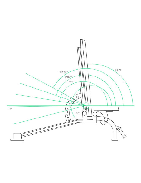 Banc réglable de la série Primal Performance Club 