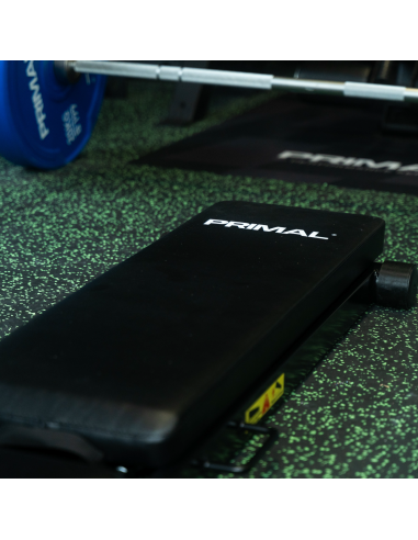 Banc ajustable pliable plat de la série Primal Personal. 