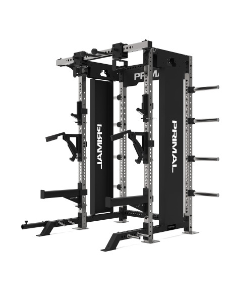 Primal Performance Series V2 Rack Modulaire - Demi-Rack avec 2 piles de poids de 100 kg 