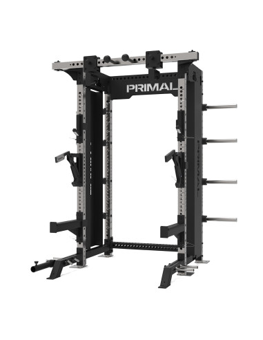 Primal Performance Series V2 Rack Modulaire - Demi-Rack avec 2 piles de poids de 100 kg 
