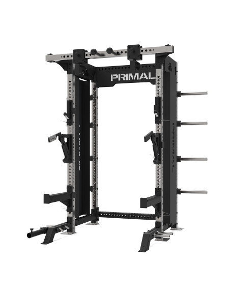 Primal Performance Series V2 Rack Modulaire - Demi-Rack avec 2 piles de poids de 100 kg 