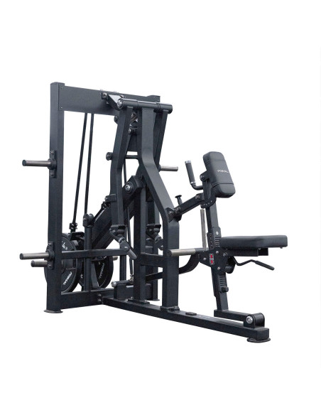 Série de performance Primal avec poignée pivotante pour rameur à charge guidée. 