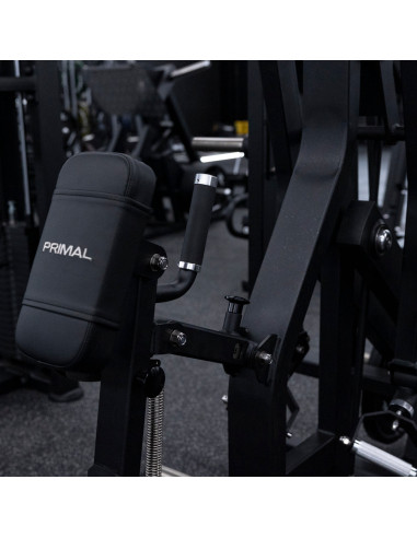 Série de performance Primal avec poignée pivotante pour rameur à charge guidée. 