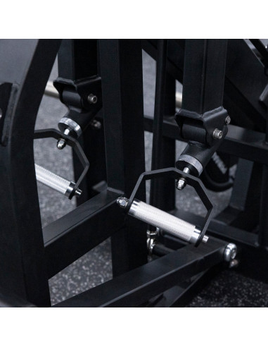 Série de performance Primal avec poignée pivotante pour rameur à charge guidée. 