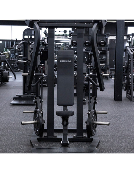 Série Primal Performance : Presse à poitrine réglable avec plaques. 
