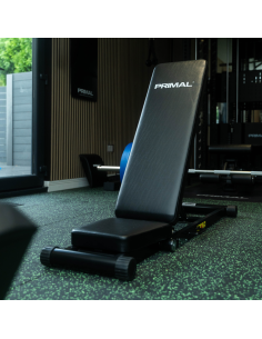 Banc de musculation ajustable et pliable de la série Primal Personal.  2